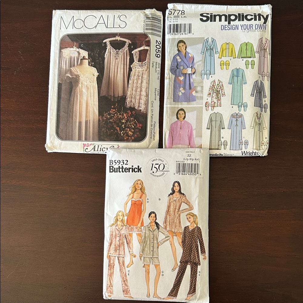 Sewing Pattern Bundle New Uncut